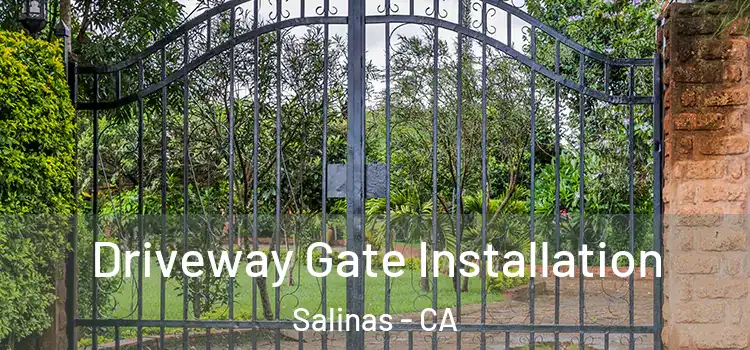 Driveway Gate Installation Salinas - CA