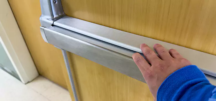Installing a Push Bar on a Door Salinas
